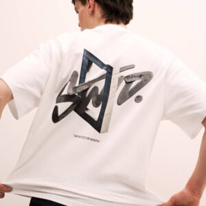 Kapı baskılı STWD t-shirt