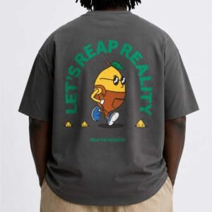 Erkek Oversize Basic Tişört | Füme - Siyah - Beyaz | 2XS-9XL