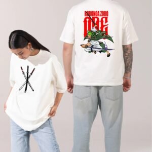 Unisex Oversize Baskılı Tişört 0 Pamuk Rahat Kalıp Günlük Streetwear Yazlık XL 2XL 3XL 4XL 5XL 6XL 7XL 8XL 9XL