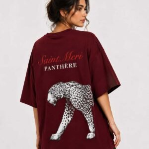 Kadın Oversize Kısa Kollu Tişört Günlük Rahat Kombin