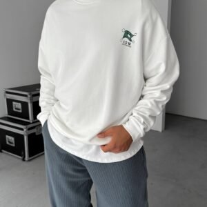 -ERKRK Premium 3 İplik Baskılı Oversize Sweatshirt – Trend Streetwear 5