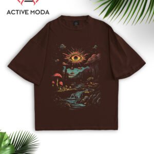 -KADIN PAMUKLU BASKILI eya KISA KOLLU TSHIRT OVERSİZE BÜYÜK BEDEN